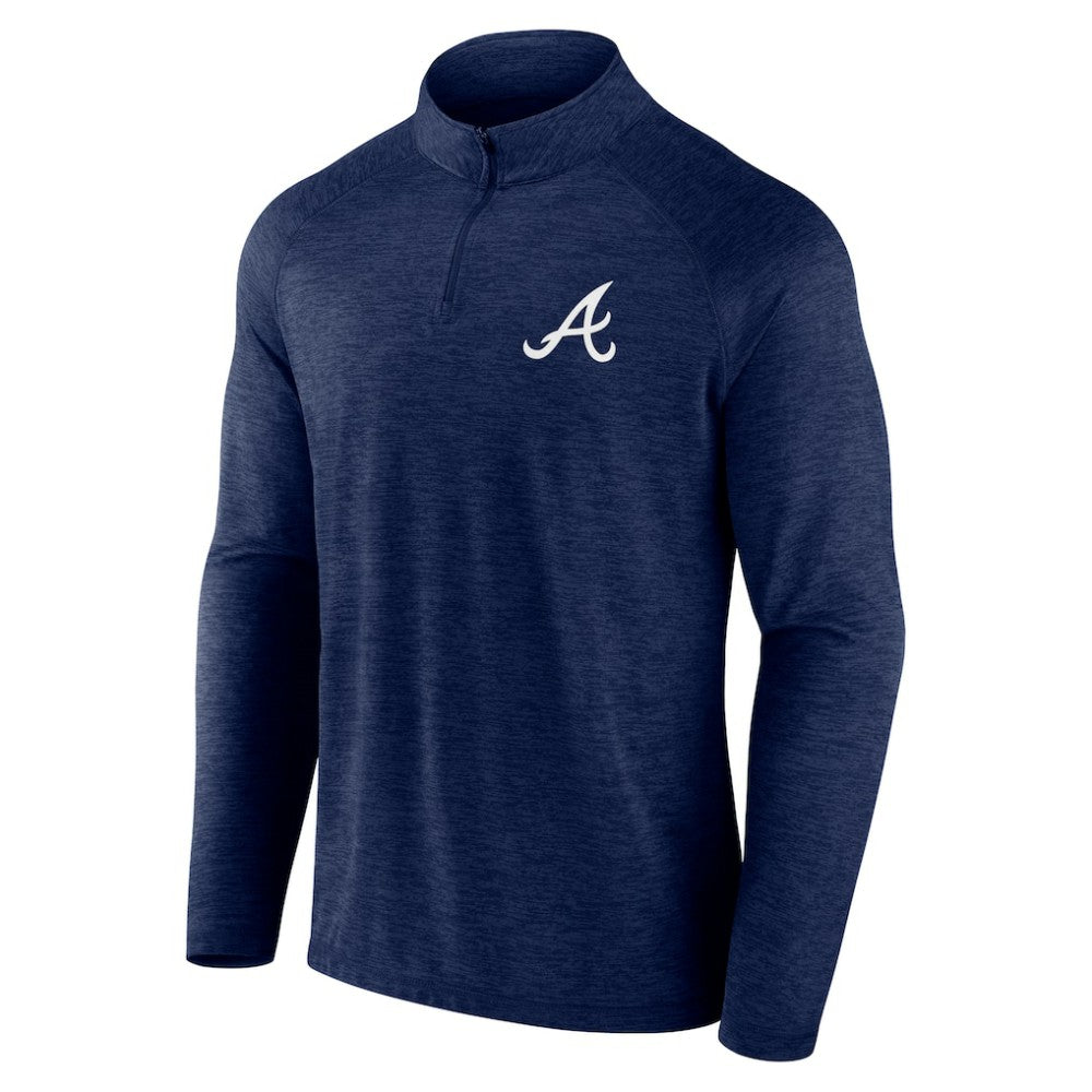 Atlanta Braves Fanatics Head-to-Head Raglan Quarter-Zip Jacket | MLB Shop