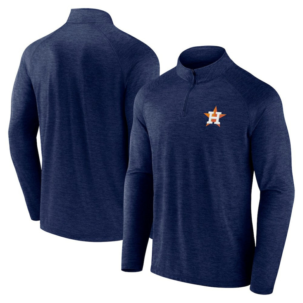 Houston Astros Fanatics Head-to-Head Raglan Quarter-Zip Jacket | MLB Outlet