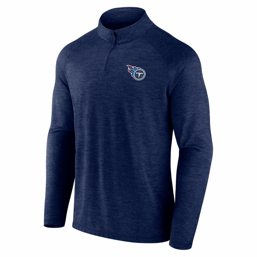 Tennessee Titans Fanatics Head-to-Head Raglan Quarter-Zip Jacket