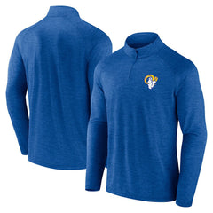 Los Angeles Rams Fanatics Head-to-Head Raglan Quarter-Zip Jacket