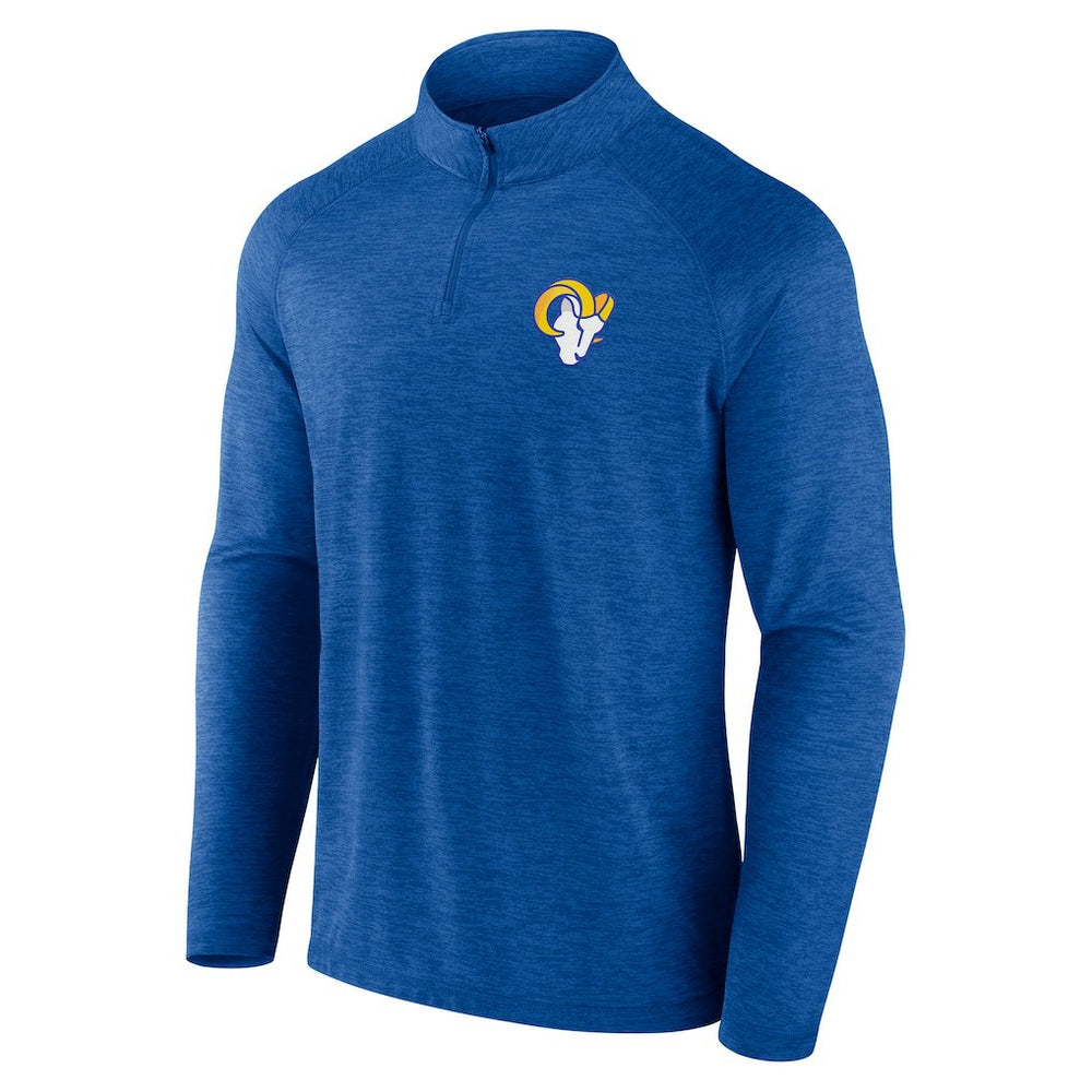 Los Angeles Rams Fanatics Head-to-Head Raglan Quarter-Zip Jacket
