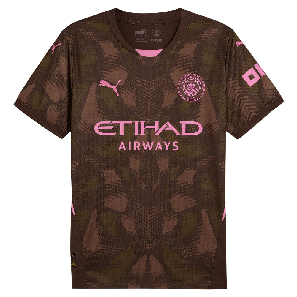 Manchester City 2024/25 Replica Short Sleeve Goalkeeper Jersey Brown - Puma