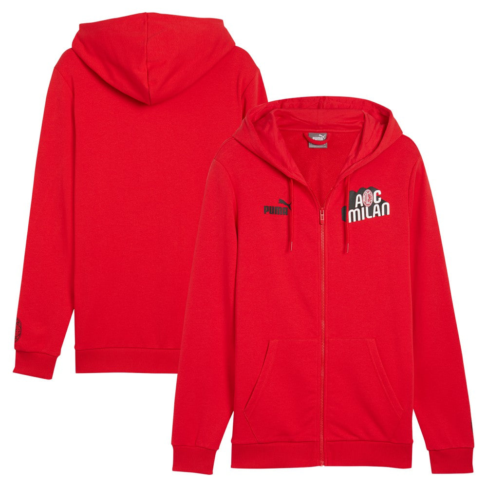 AC Milan ftblCulture Full-Zip Hoodie Red - Puma