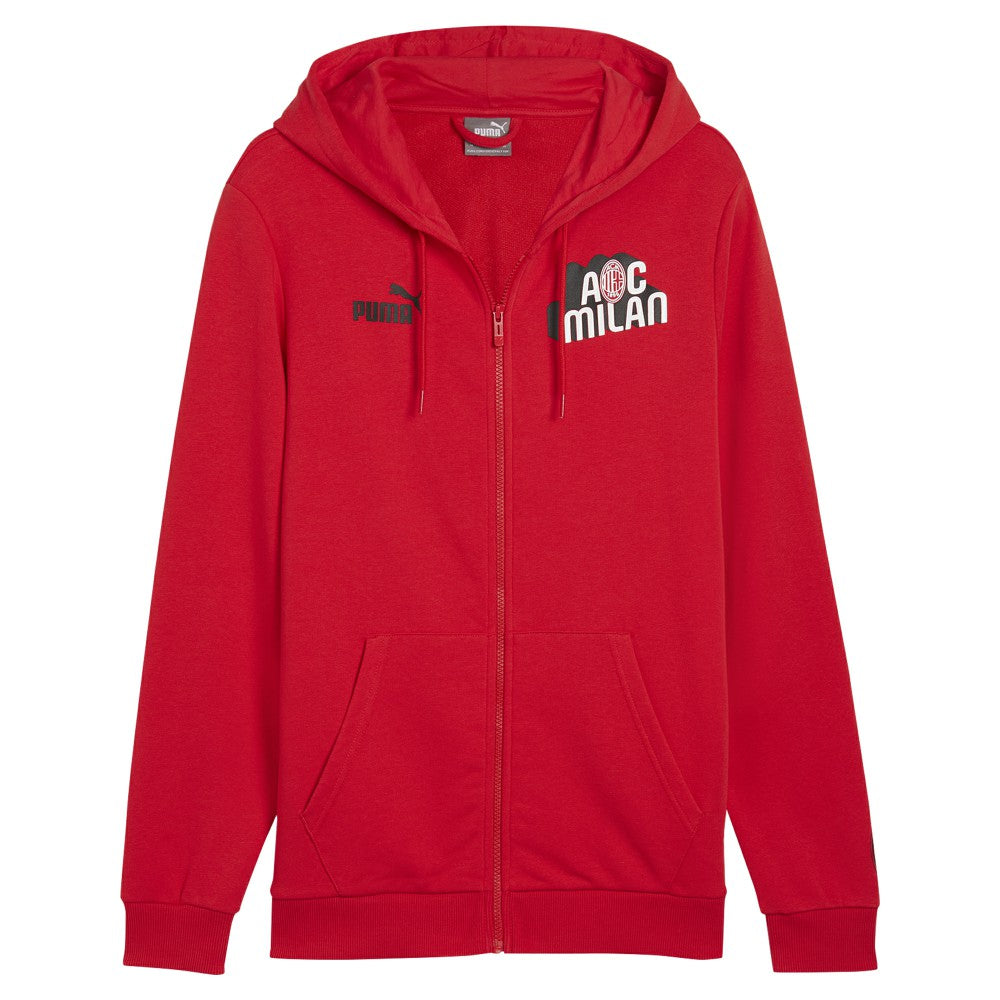 AC Milan ftblCulture Full-Zip Hoodie Red - Puma