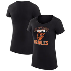 Baltimore Orioles G-III 4Her by Carl Banks Women's Super-Slim Fit Lightweight Team Logo Graphic T-Shirt | MLB Online