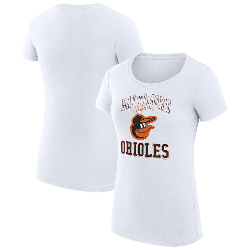 Baltimore Orioles G-III 4Her by Carl Banks Women's Super-Slim Fit Lightweight Team Logo Graphic T-Shirt | MLB Discount