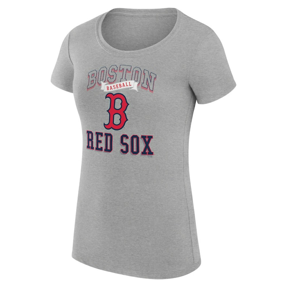 Boston Red Sox G-III 4Her by Carl Banks Women's Super-Slim Fit Lightweight Team Logo Graphic T-Shirt | MLB New