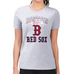Boston Red Sox G-III 4Her by Carl Banks Women's Super-Slim Fit Lightweight Team Logo Graphic T-Shirt | MLB New