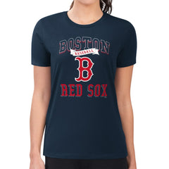 Boston Red Sox G-III 4Her by Carl Banks Women's Super-Slim Fit Lightweight Team Logo Graphic T-Shirt | MLB Shop