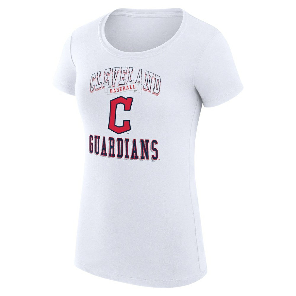 Cleveland Guardians G-III 4Her by Carl Banks Women's Super-Slim Fit Lightweight Team Logo Graphic T-Shirt | MLB Outlet