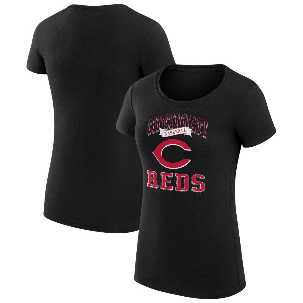 Cincinnati Reds G-III 4Her by Carl Banks Women's Super-Slim Fit Lightweight Team Logo Graphic T-Shirt | MLB US