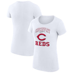Cincinnati Reds G-III 4Her by Carl Banks Women's Super-Slim Fit Lightweight Team Logo Graphic T-Shirt | MLB US