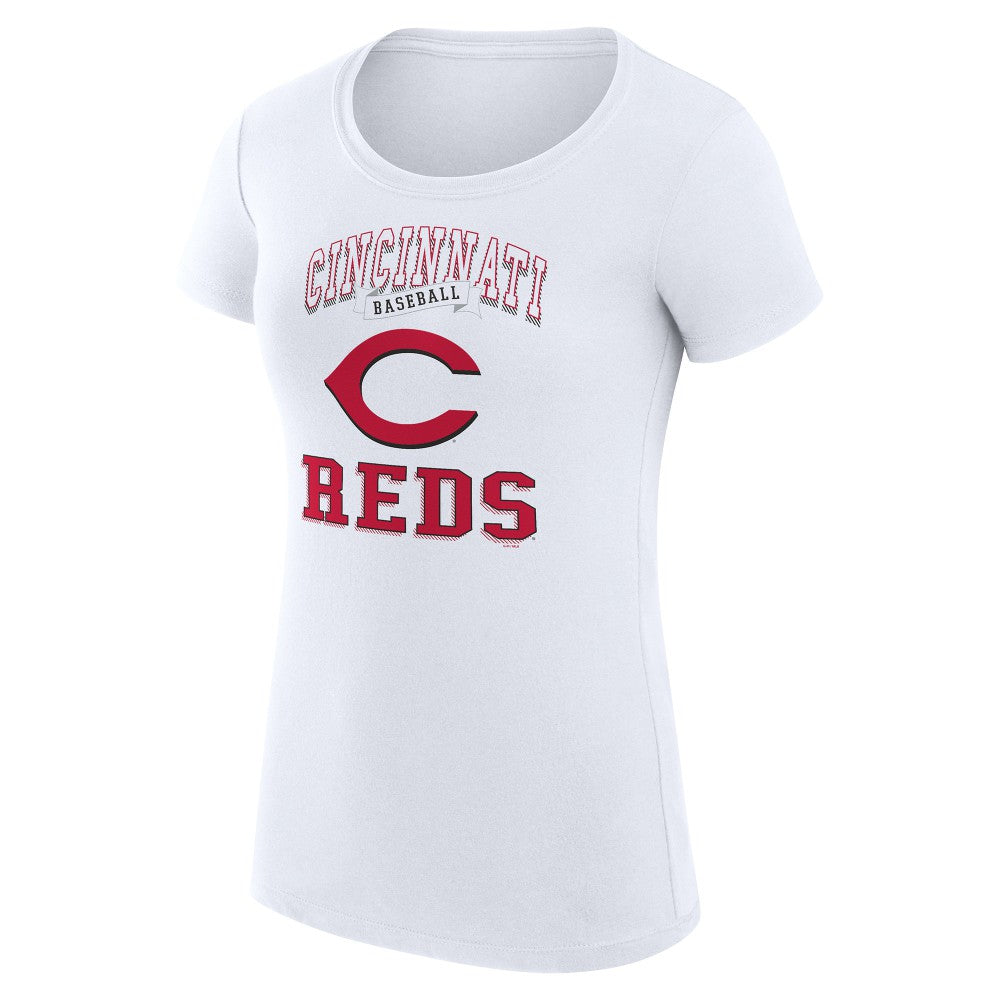 Cincinnati Reds G-III 4Her by Carl Banks Women's Super-Slim Fit Lightweight Team Logo Graphic T-Shirt | MLB US