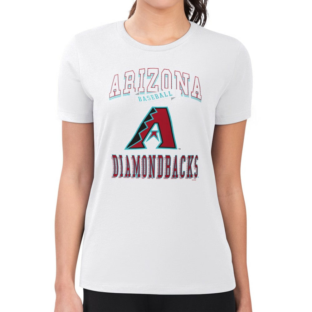 Arizona Diamondbacks G-III 4Her by Carl Banks Women's Super-Slim Fit Lightweight Team Logo Graphic T-Shirt | MLB For sale