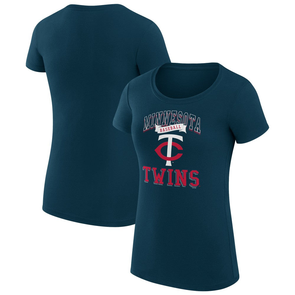 Minnesota Twins G-III 4Her by Carl Banks Women's Super-Slim Fit Lightweight Team Logo Graphic T-Shirt | MLB Shop