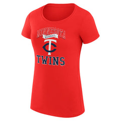 Minnesota Twins G-III 4Her by Carl Banks Women's Super-Slim Fit Lightweight Team Logo Graphic T-Shirt | MLB Sale