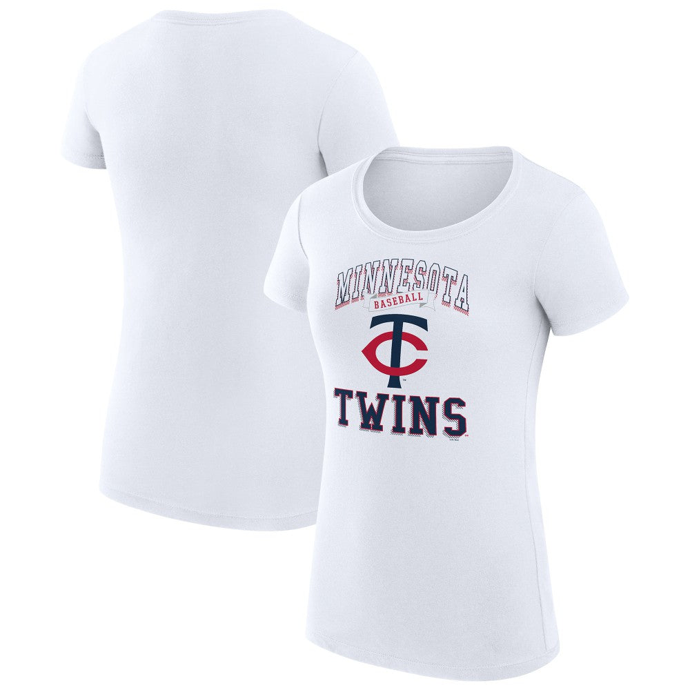Minnesota Twins G-III 4Her by Carl Banks Women's Super-Slim Fit Lightweight Team Logo Graphic T-Shirt | MLB Discount