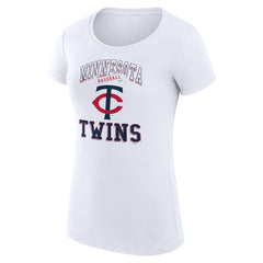 Minnesota Twins G-III 4Her by Carl Banks Women's Super-Slim Fit Lightweight Team Logo Graphic T-Shirt | MLB Discount