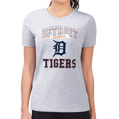 Detroit Tigers G-III 4Her by Carl Banks Women's Super-Slim Fit Lightweight Team Logo Graphic T-Shirt | MLB US