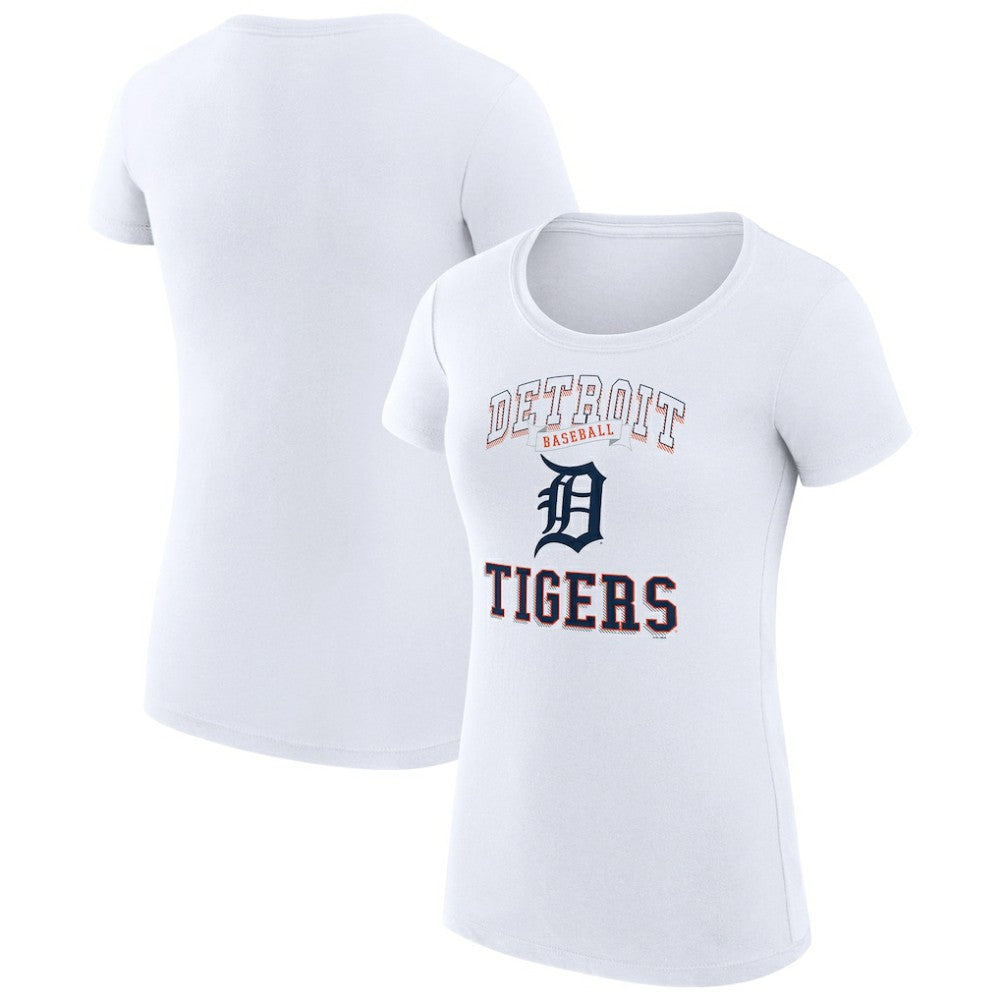 Detroit Tigers G-III 4Her by Carl Banks Women's Super-Slim Fit Lightweight Team Logo Graphic T-Shirt | MLB Outlet
