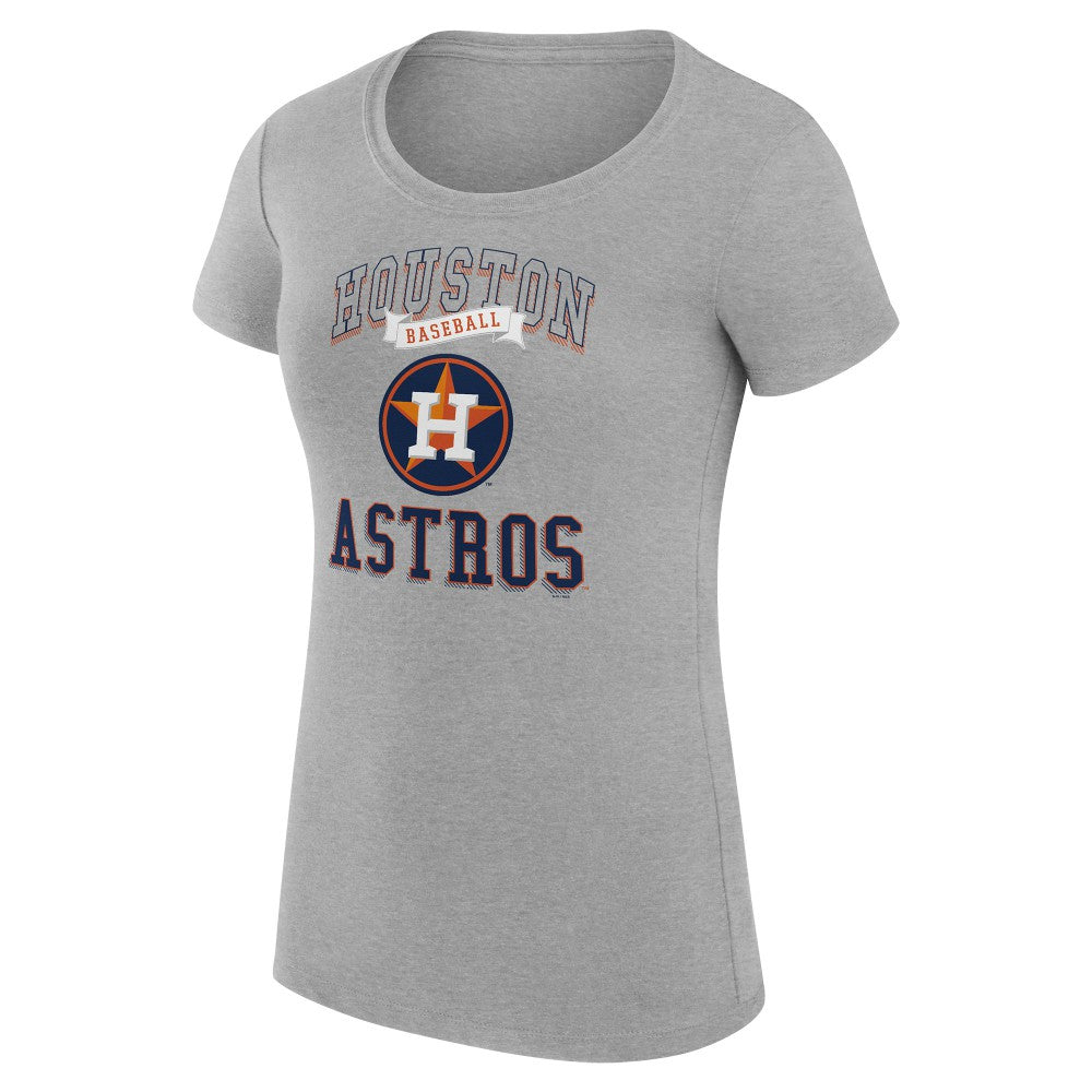 Houston Astros G-III 4Her by Carl Banks Women's Super-Slim Fit Lightweight Team Logo Graphic T-Shirt | MLB On Sale
