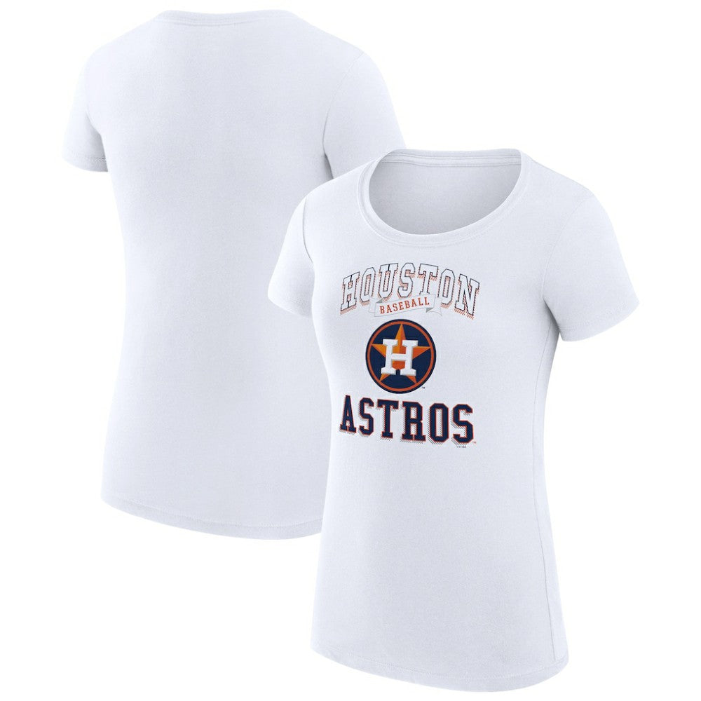 Houston Astros G-III 4Her by Carl Banks Women's Super-Slim Fit Lightweight Team Logo Graphic T-Shirt | MLB On Sale