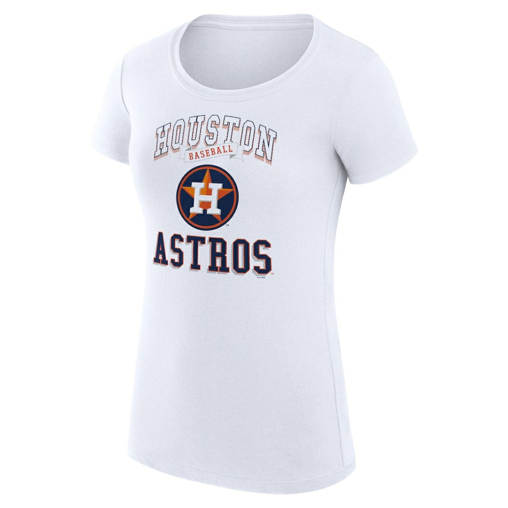 Houston Astros G-III 4Her by Carl Banks Women's Super-Slim Fit Lightweight Team Logo Graphic T-Shirt | MLB On Sale