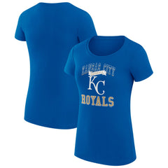 Kansas City Royals G-III 4Her by Carl Banks Women's Super-Slim Fit Lightweight Team Logo Graphic T-Shirt | MLB Shop