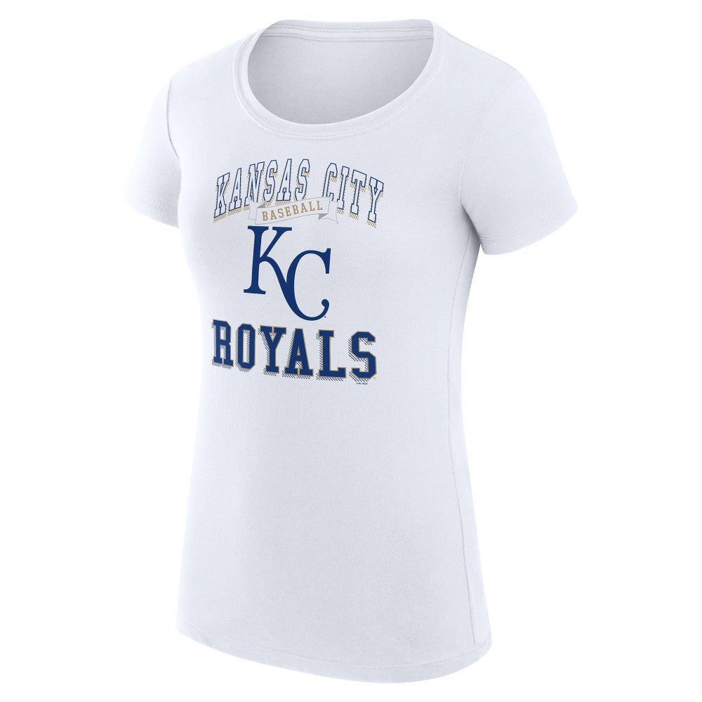 Kansas City Royals G-III 4Her by Carl Banks Women's Super-Slim Fit Lightweight Team Logo Graphic T-Shirt | MLB New