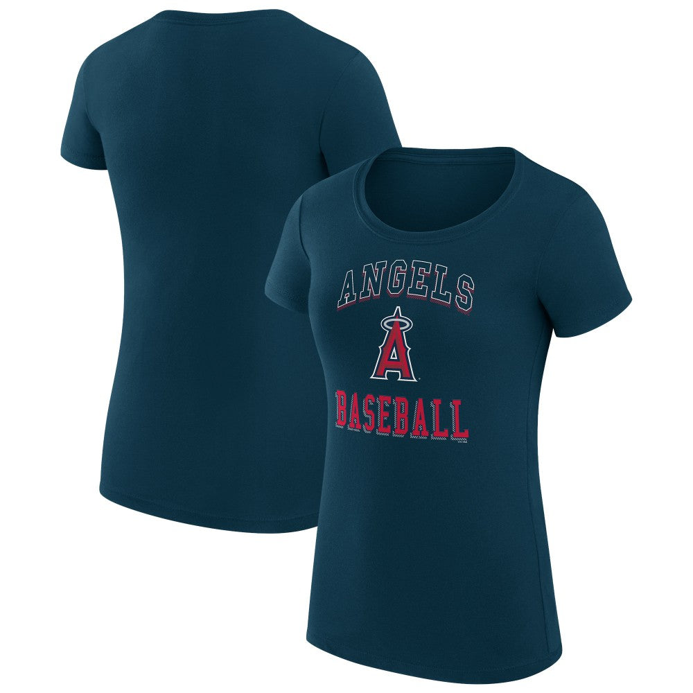 Los Angeles Angels G-III 4Her by Carl Banks Women's Super-Slim Fit Lightweight Team Logo Graphic T-Shirt | MLB For sale