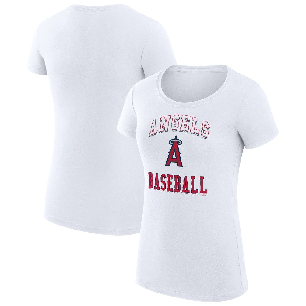 Los Angeles Angels G-III 4Her by Carl Banks Women's Super-Slim Fit Lightweight Team Logo Graphic T-Shirt | MLB US