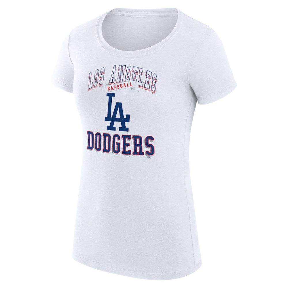Los Angeles Dodgers G-III 4Her by Carl Banks Women's Super-Slim Fit Lightweight Team Logo Graphic T-Shirt | MLB Sale