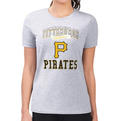 Pittsburgh Pirates G-III 4Her by Carl Banks Women's Super-Slim Fit Lightweight Team Logo Graphic T-Shirt | MLB Near me