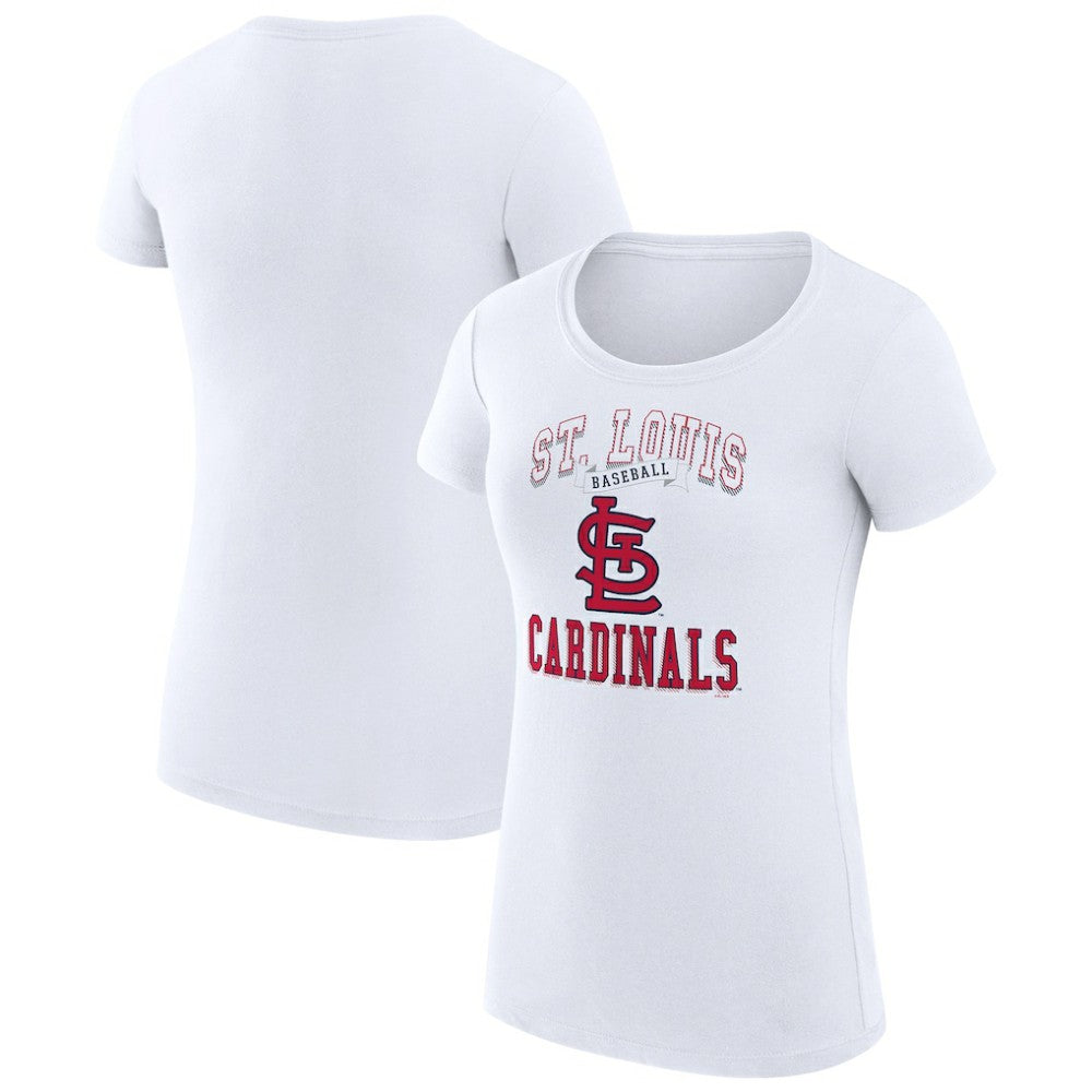 St. Louis Cardinals G-III 4Her by Carl Banks Women's Super-Slim Fit Lightweight Team Logo Graphic T-Shirt | MLB On Sale