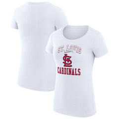 St. Louis Cardinals G-III 4Her by Carl Banks Women's Super-Slim Fit Lightweight Team Logo Graphic T-Shirt | MLB On Sale