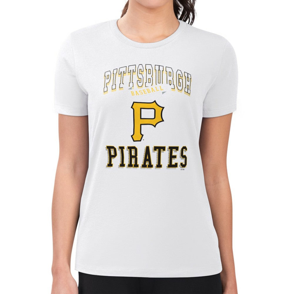 Pittsburgh Pirates G-III 4Her by Carl Banks Women's Super-Slim Fit Lightweight Team Logo Graphic T-Shirt | MLB Near me