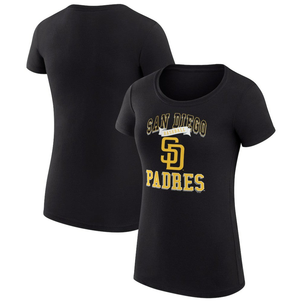 San Diego Padres G-III 4Her by Carl Banks Women's Super-Slim Fit Lightweight Team Logo Graphic T-Shirt | MLB US