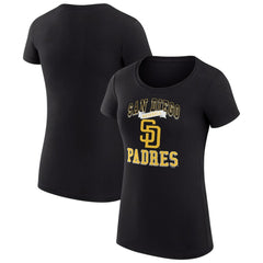 San Diego Padres G-III 4Her by Carl Banks Women's Super-Slim Fit Lightweight Team Logo Graphic T-Shirt | MLB US
