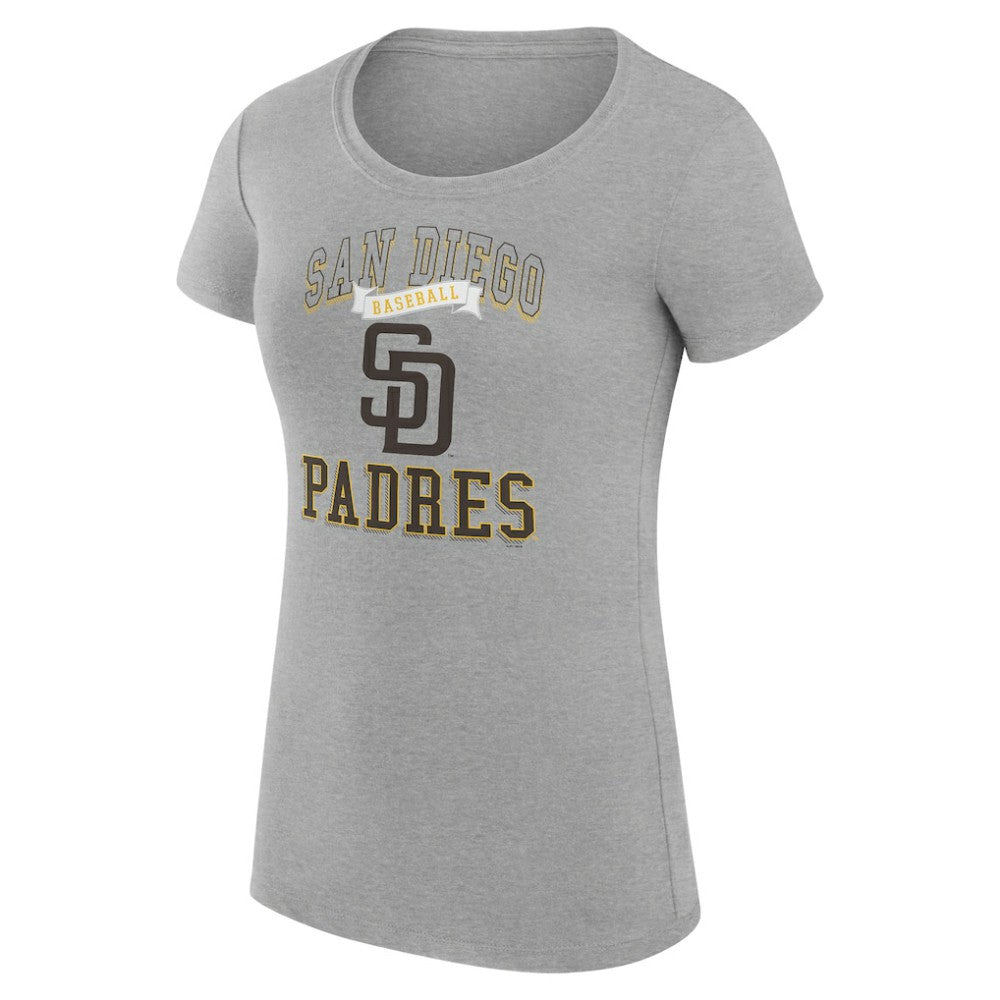 San Diego Padres G-III 4Her by Carl Banks Women's Super-Slim Fit Lightweight Team Logo Graphic T-Shirt | MLB Online