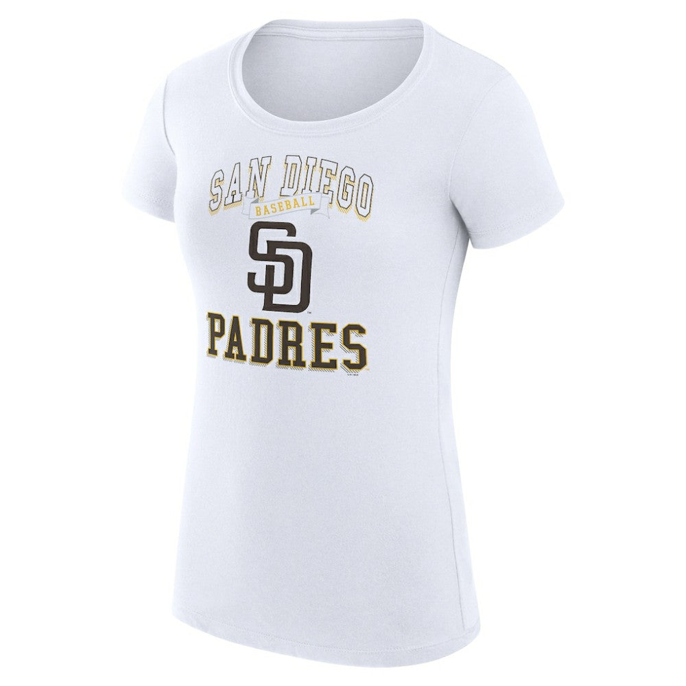 San Diego Padres G-III 4Her by Carl Banks Women's Super-Slim Fit Lightweight Team Logo Graphic T-Shirt | MLB Discount