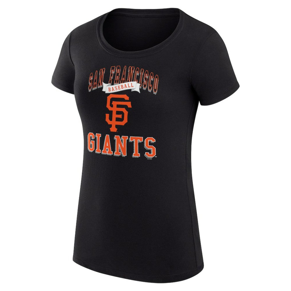 San Francisco Giants G-III 4Her by Carl Banks Women's Super-Slim Fit Lightweight Team Logo Graphic T-Shirt | MLB New