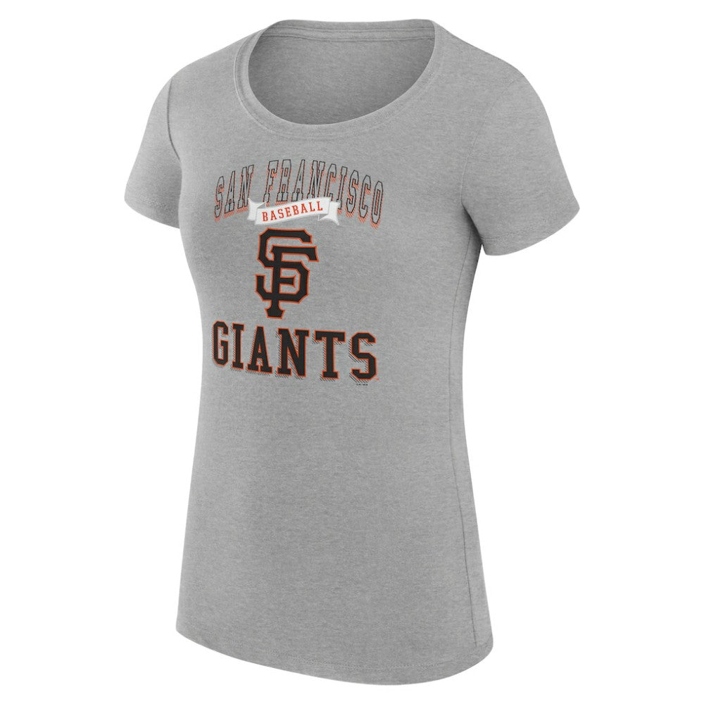 San Francisco Giants G-III 4Her by Carl Banks Women's Super-Slim Fit Lightweight Team Logo Graphic T-Shirt | MLB Shop