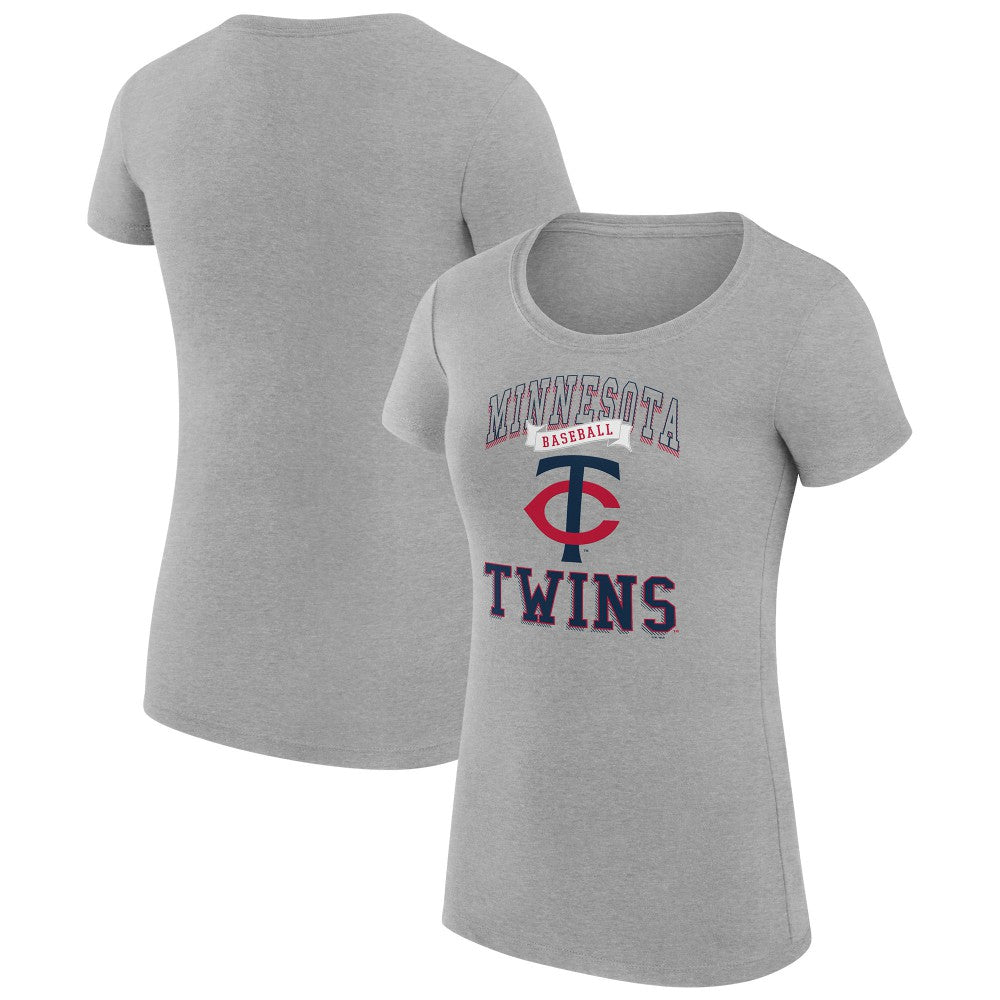Minnesota Twins G-III 4Her by Carl Banks Women's Super-Slim Fit Lightweight Team Logo Graphic T-Shirt | MLB On Sale