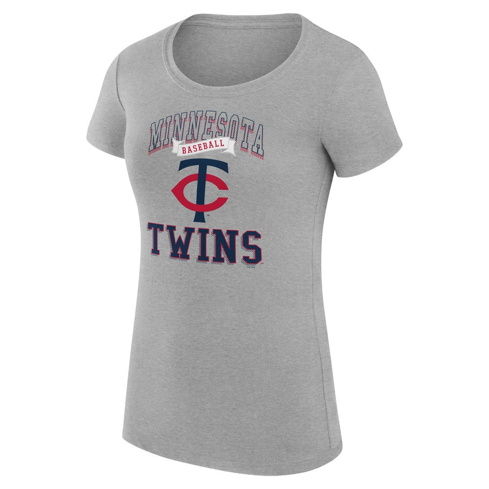 Minnesota Twins G-III 4Her by Carl Banks Women's Super-Slim Fit Lightweight Team Logo Graphic T-Shirt | MLB On Sale