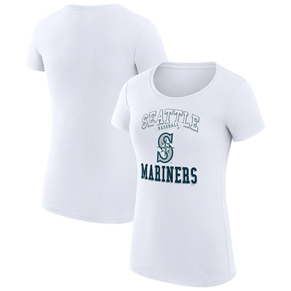 Seattle Mariners G-III 4Her by Carl Banks Women's Super-Slim Fit Lightweight Team Logo Graphic T-Shirt | MLB Sale