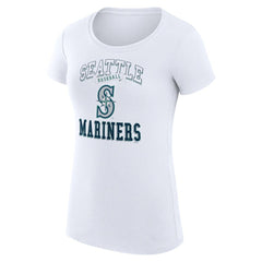 Seattle Mariners G-III 4Her by Carl Banks Women's Super-Slim Fit Lightweight Team Logo Graphic T-Shirt | MLB Sale