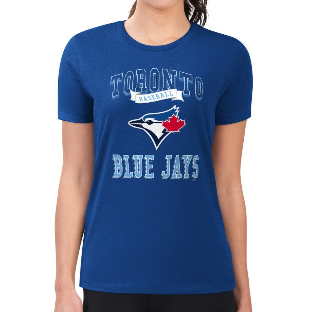 Toronto Blue Jays G-III 4Her by Carl Banks Women's Super-Slim Fit Lightweight Team Logo Graphic T-Shirt | MLB Near me