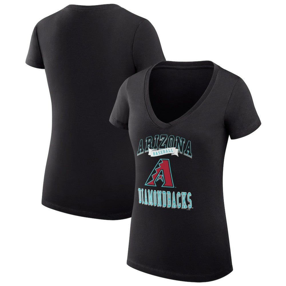 Arizona Diamondbacks G-III 4Her by Carl Banks Women's Super-Slim Fit Lightweight Team Logo Graphic V-Neck T-Shirt | MLB Near me