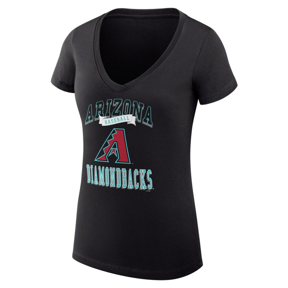 Arizona Diamondbacks G-III 4Her by Carl Banks Women's Super-Slim Fit Lightweight Team Logo Graphic V-Neck T-Shirt | MLB Near me