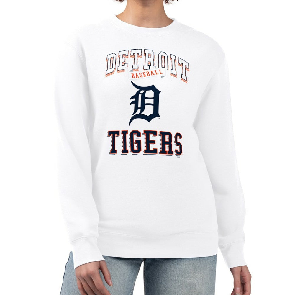 Detroit Tigers G-III 4Her by Carl Banks Women's Team Logo Graphic Tri-Blend Fleece Pullover Sweatshirt | MLB Near me